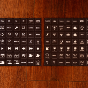 pack 98 stickers pvc / para botoneras (copia)